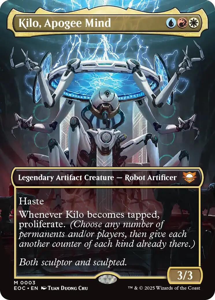 Image for Kilo, Apogee Mind (Borderless) (3) [Edge of Eternities] - Magic: The Gathering