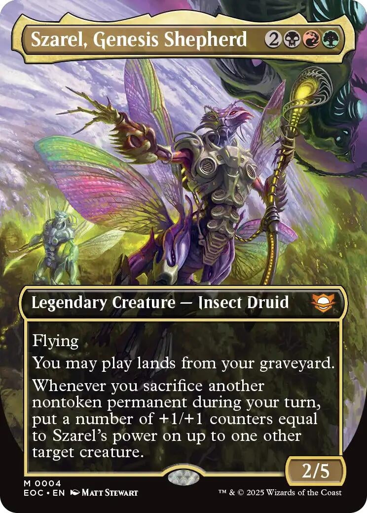 Image for Szarel, Genesis Shepherd (Borderless) (4) [Edge of Eternities] - Magic: The Gathering