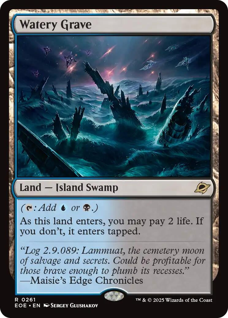 Image for Watery Grave (261) [Edge of Eternities] - Magic: The Gathering