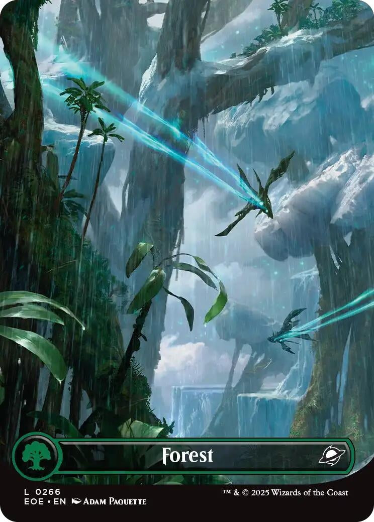 Image for Forest (0266) (Borderless) (266) [Edge of Eternities] - Magic: The Gathering