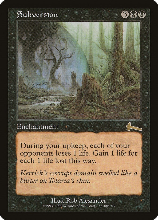 Image for Subversion (68) [Urza's Legacy] - Magic: The Gathering