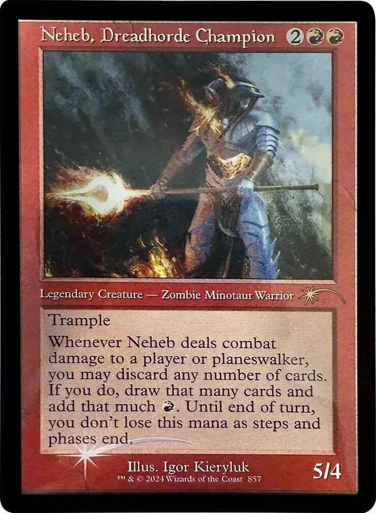 Image for Neheb, Dreadhorde Champion (Retro Frame) (857) [Secret Lair Drop Series] - Magic: The Gathering