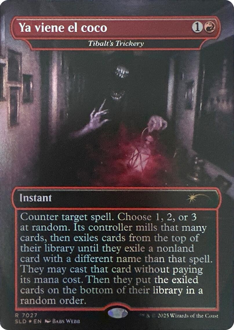 Image for Ya viene el coco - Tibalt's Trickery (Rainbow Foil) (7027) [Secret Lair Drop Series] - Magic: The Gathering