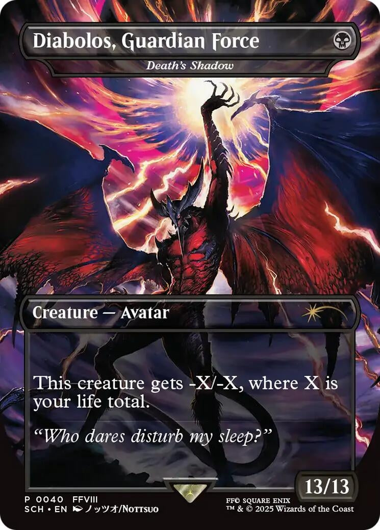 Image for Diabolos, Guardian Force - Death's Shadow (40) [Game Day & Store Championship Promos] - Magic: The Gathering