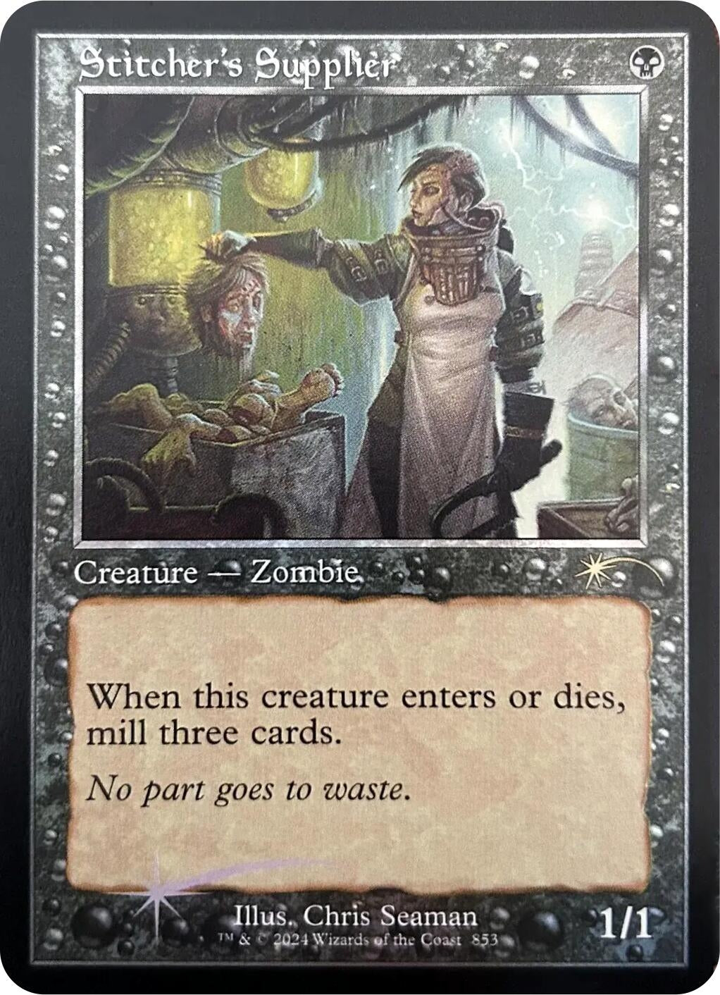Image for Stitcher's Supplier (Retro Frame) (853) [Secret Lair Drop Series] - Magic: The Gathering