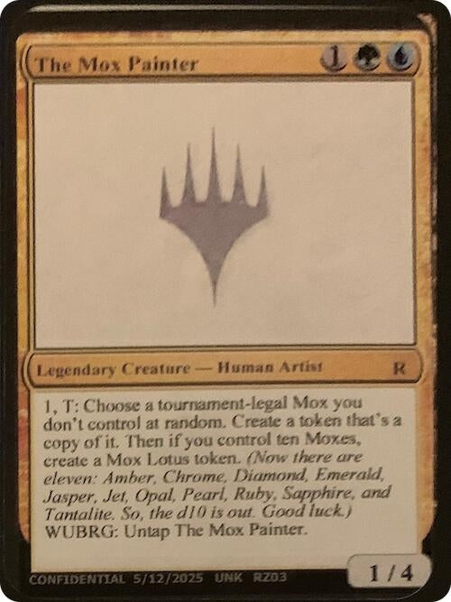 Image for The Mox Painter [Un-Known Event Playtest Cards] - Magic: The Gathering