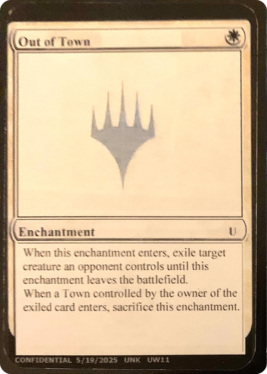 Image for Out of Town [Un-Known Event Playtest Cards] - Magic: The Gathering