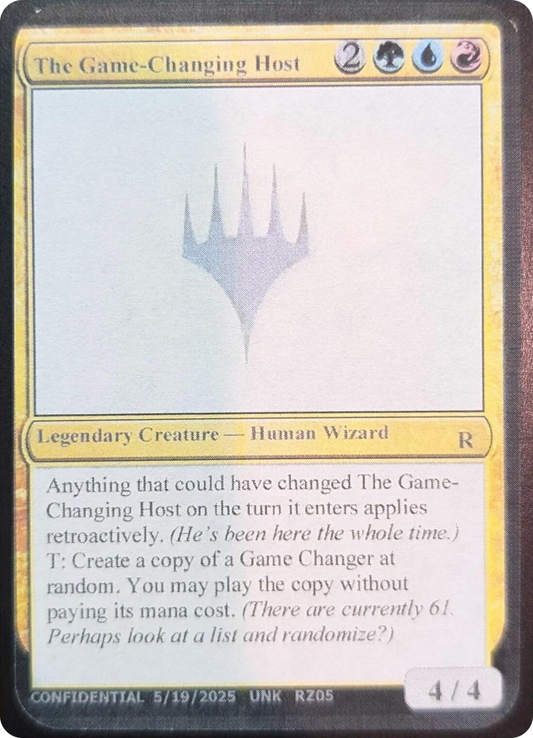 Image for The Game-Changing Host [Un-Known Event Playtest Cards] - Magic: The Gathering