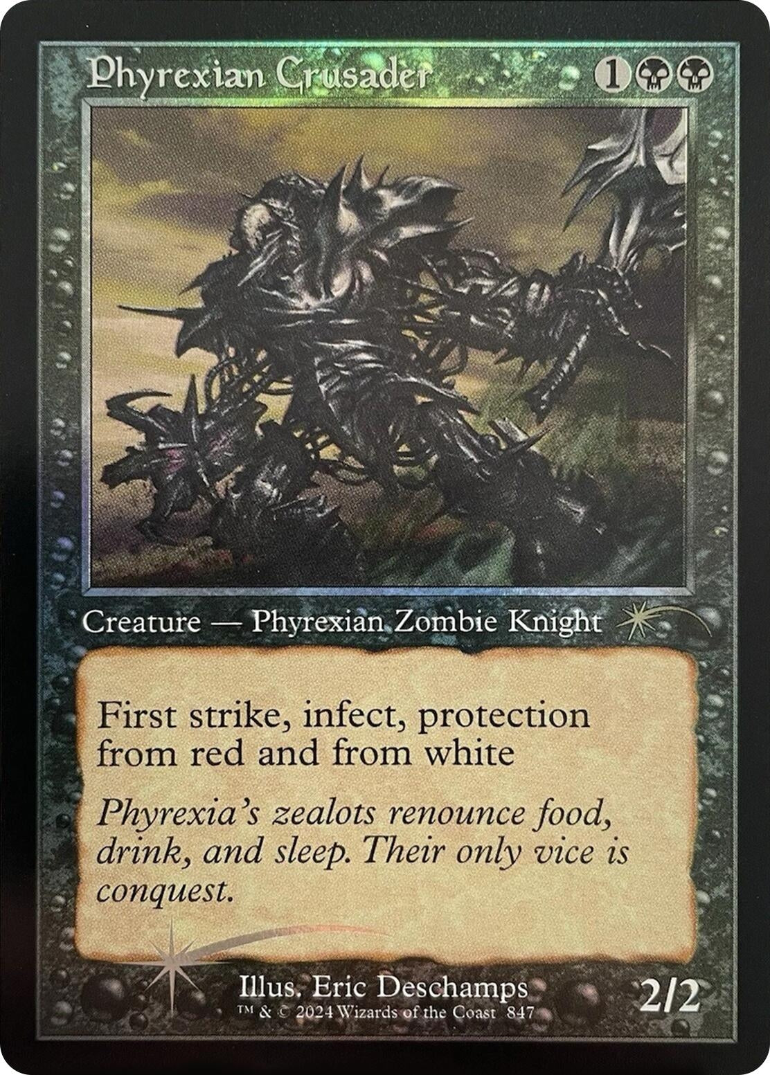 Image for Phyrexian Crusader (Retro Frame) (847) [Secret Lair Drop Series] - Magic: The Gathering