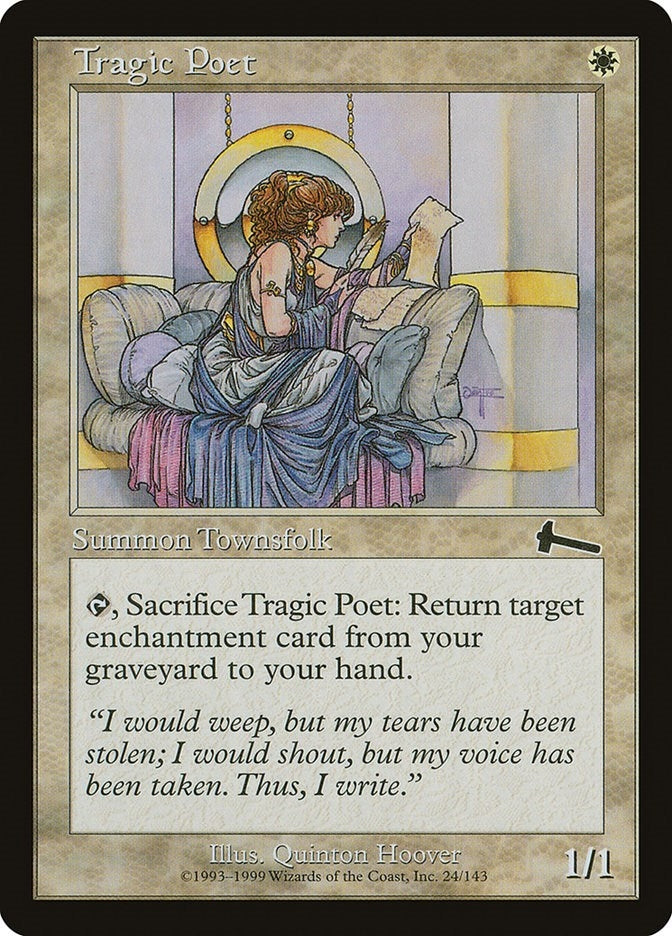 Image for Tragic Poet (24) [Urza's Legacy] - Magic: The Gathering