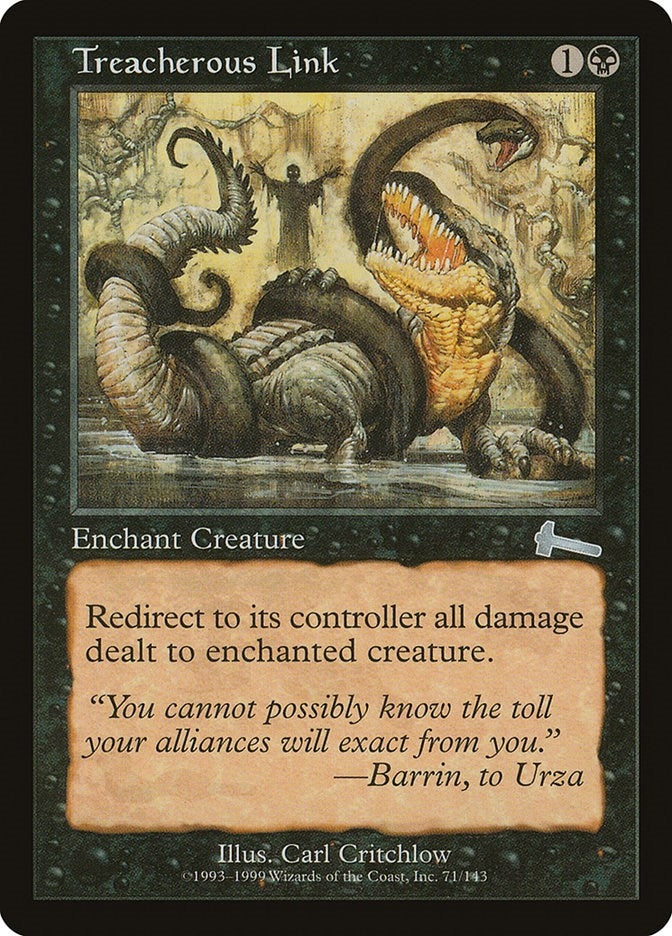 Image for Treacherous Link (71) [Urza's Legacy] - Magic: The Gathering