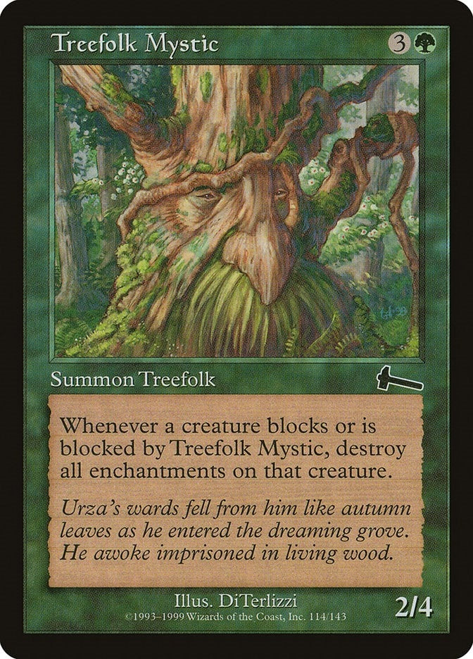 Image for Treefolk Mystic (114) [Urza's Legacy] - Magic: The Gathering