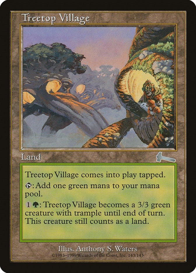 Image for Treetop Village (143) [Urza's Legacy] - Magic: The Gathering