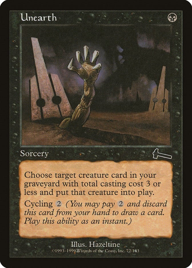 Image for Unearth (72) [Urza's Legacy] - Magic: The Gathering