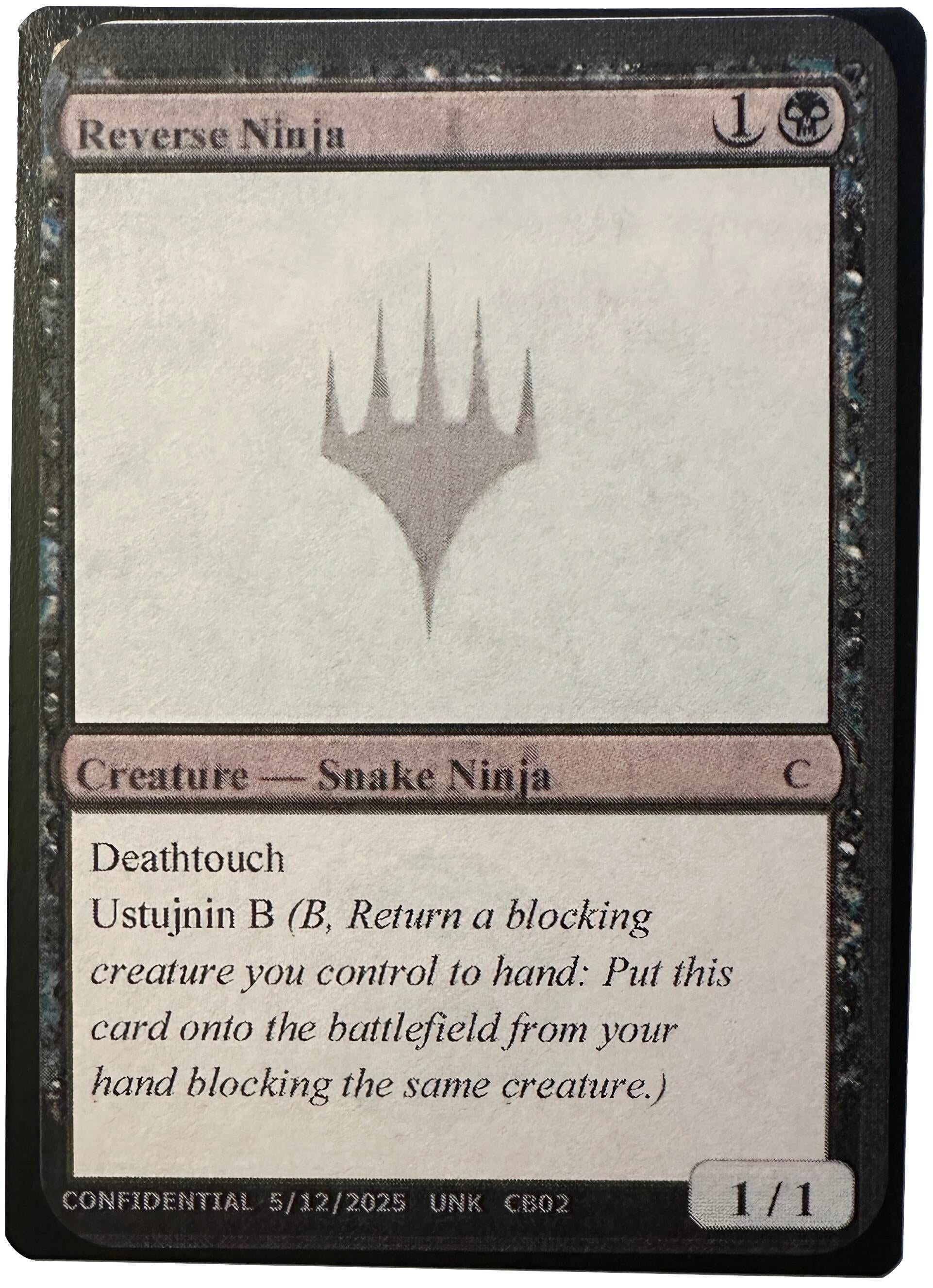 Image for Reverse Ninja [Un-Known Event Playtest Cards] - Magic: The Gathering