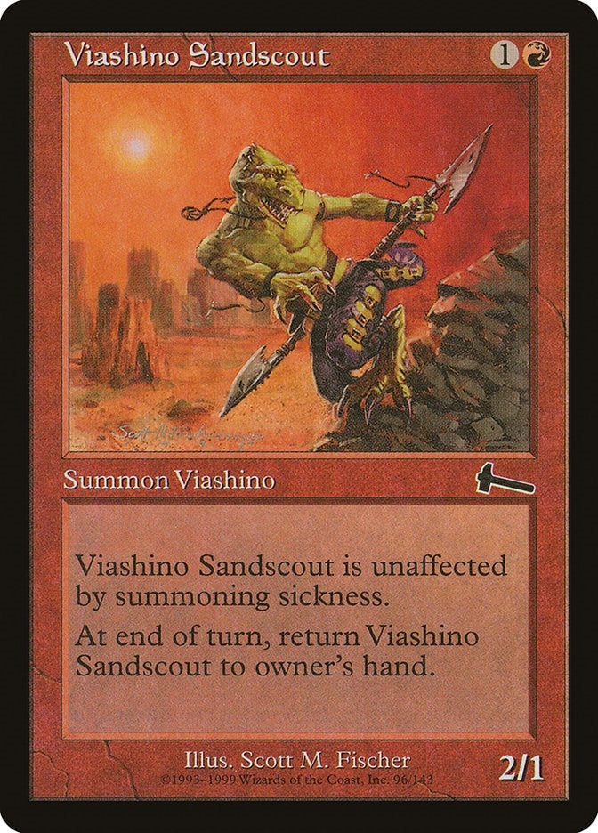 Image for Viashino Sandscout (96) [Urza's Legacy] - Magic: The Gathering