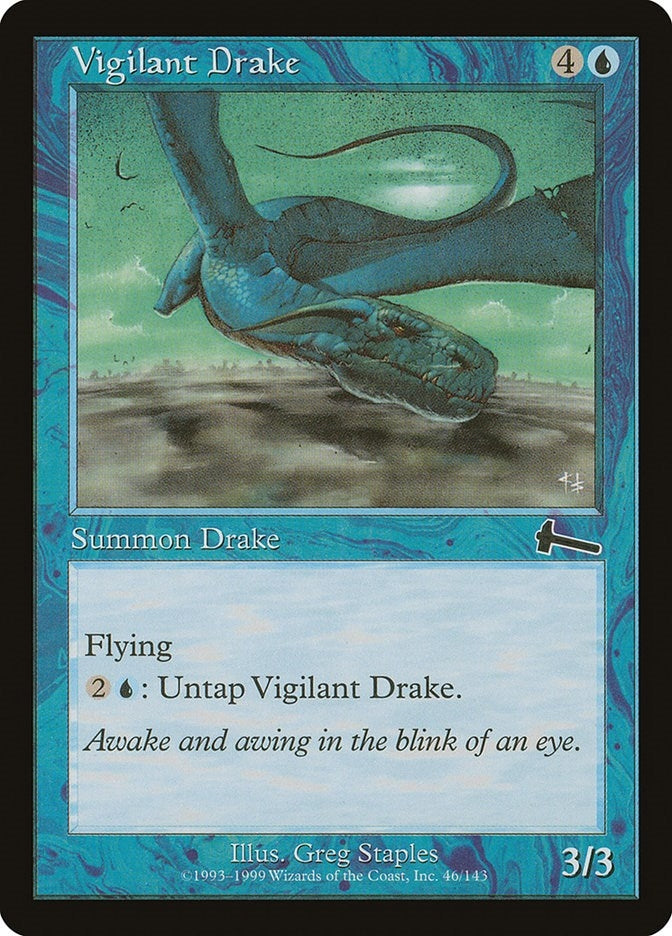 Image for Vigilant Drake (46) [Urza's Legacy] - Magic: The Gathering