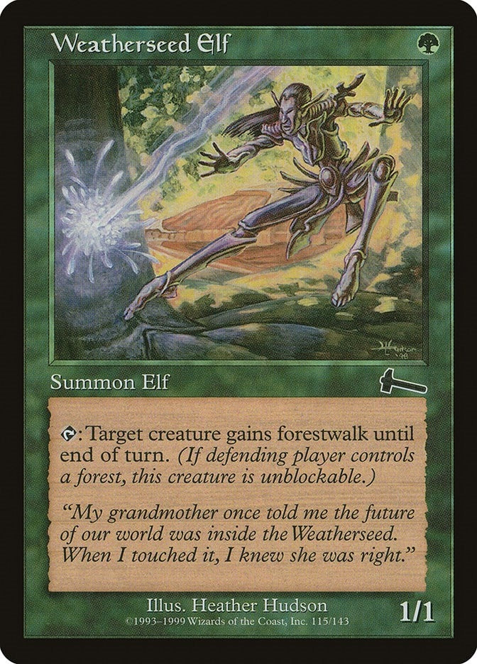 Image for Weatherseed Elf (115) [Urza's Legacy] - Magic: The Gathering