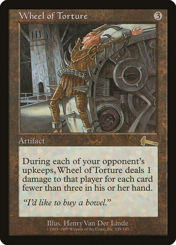 Image for Wheel of Torture (138) [Urza's Legacy] - Magic: The Gathering