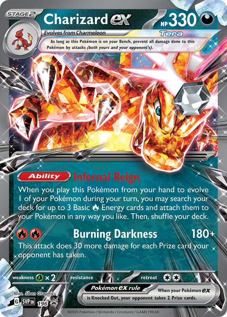 Image for Charizard ex -196 (196) [SV: Scarlet & Violet Promo Cards] - Pokemon