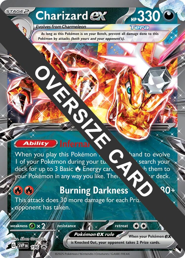 Image for Charizard ex -196 (196) [Jumbo Cards] - Pokemon