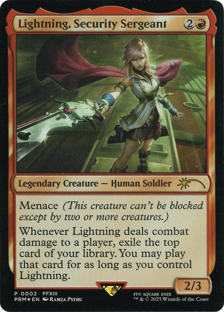 Image for Lightning, Security Sergeant (Costco Bundle) (2) [Unique and Miscellaneous Promos] - Magic: The Gathering