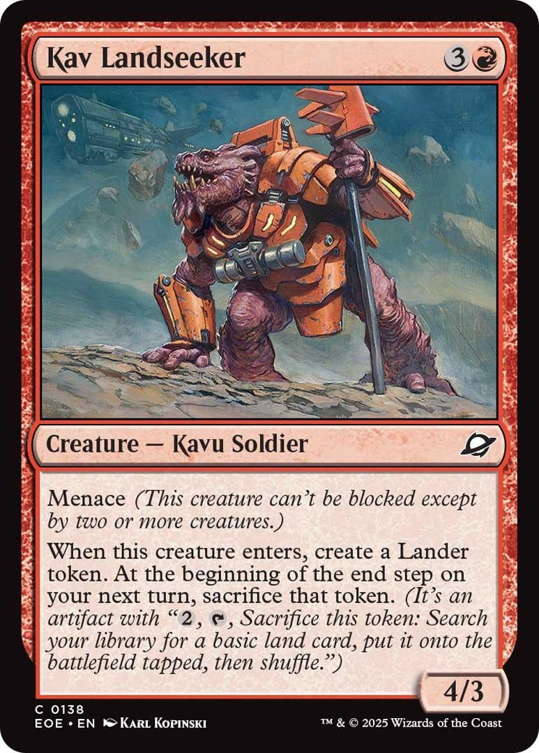 Image for Kav Landseeker (138) [Edge of Eternities] - Magic: The Gathering