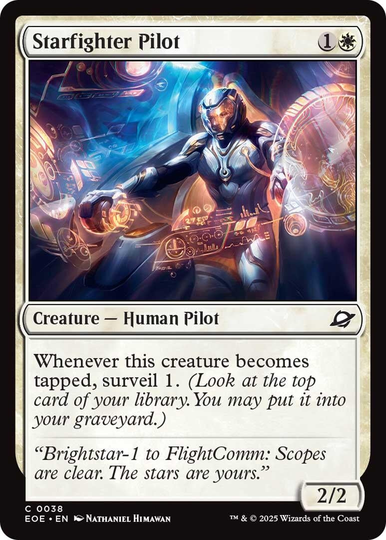 Image for Starfighter Pilot (38) [Edge of Eternities] - Magic: The Gathering