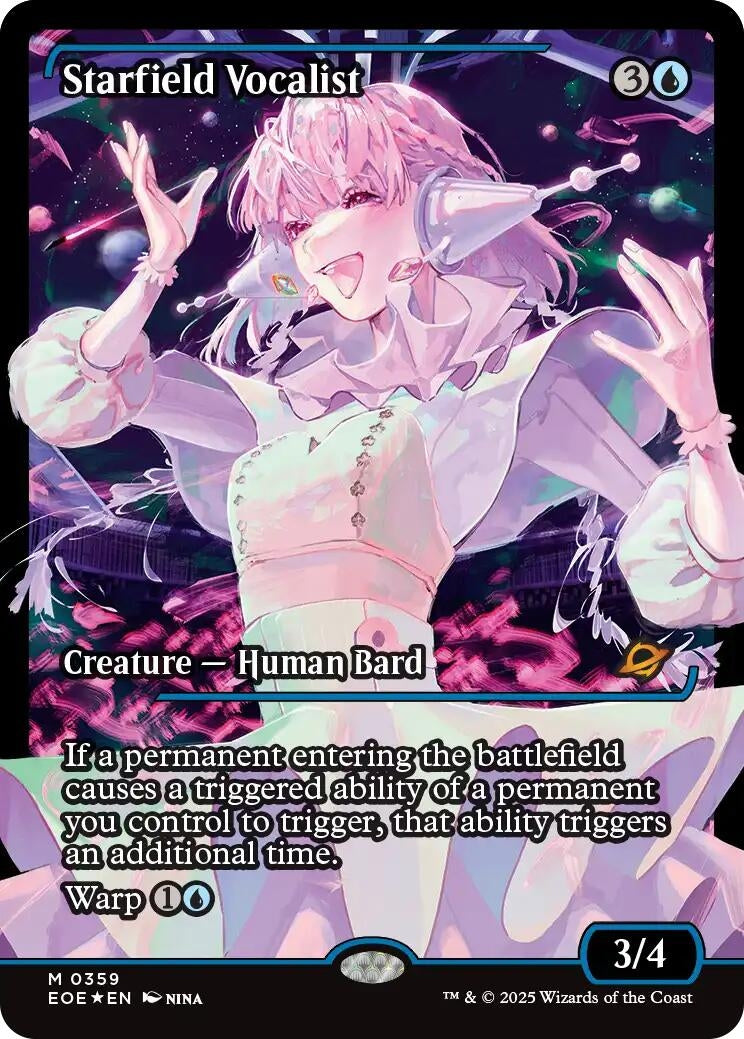 Image for Starfield Vocalist (Showcase) (359) [Edge of Eternities] - Magic: The Gathering