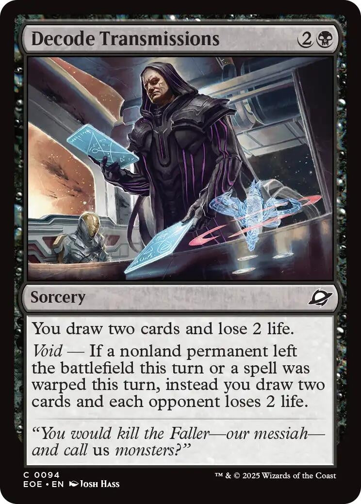 Image for Decode Transmissions (94) [Edge of Eternities] - Magic: The Gathering