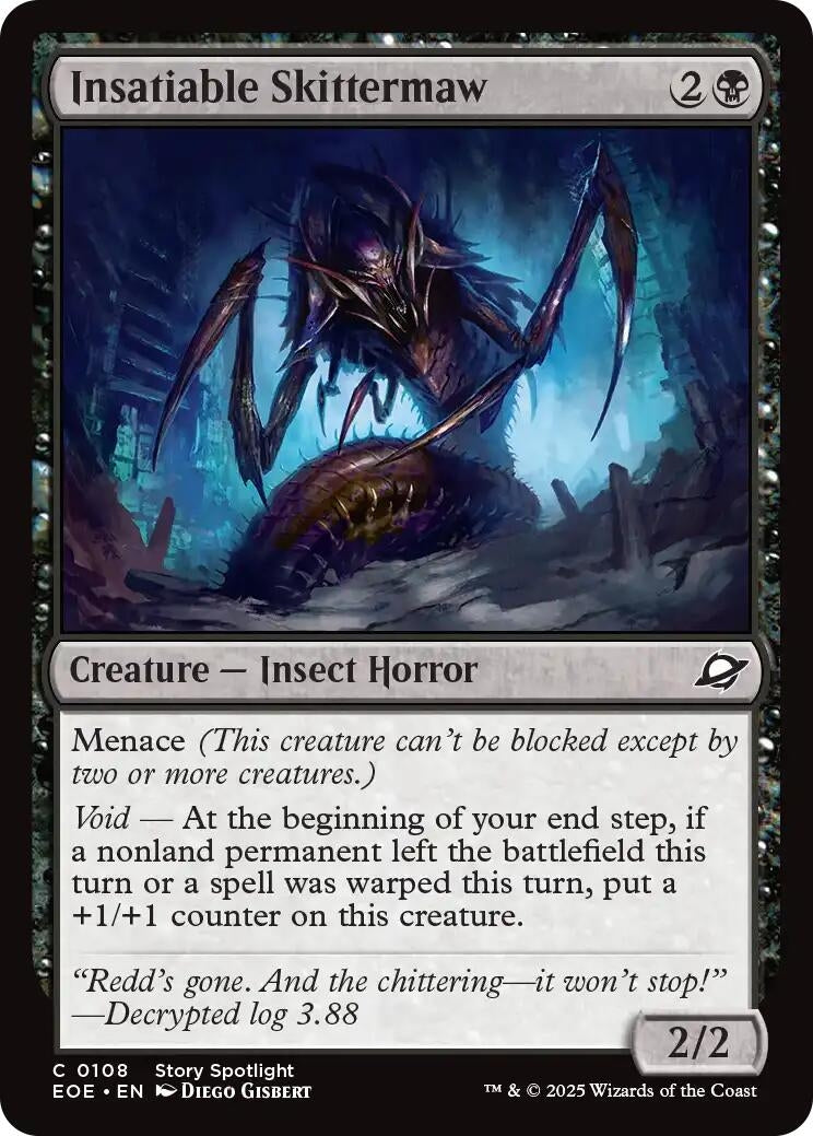 Image for Insatiable Skittermaw (108) [Edge of Eternities] - Magic: The Gathering