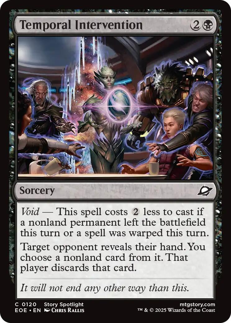 Image for Temporal Intervention (120) [Edge of Eternities] - Magic: The Gathering