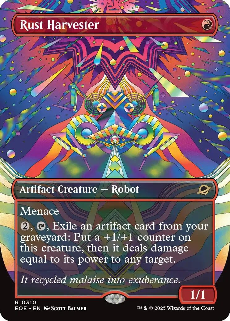 Image for Rust Harvester (Borderless) (310) [Edge of Eternities] - Magic: The Gathering