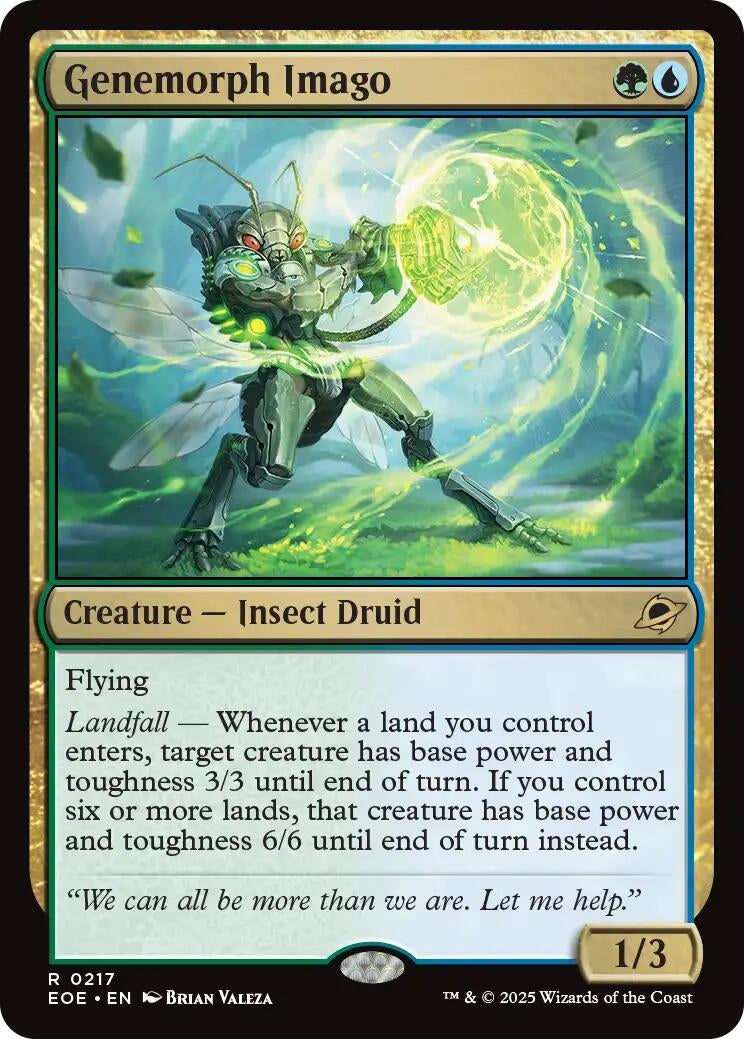 Image for Genemorph Imago (217) [Edge of Eternities] - Magic: The Gathering