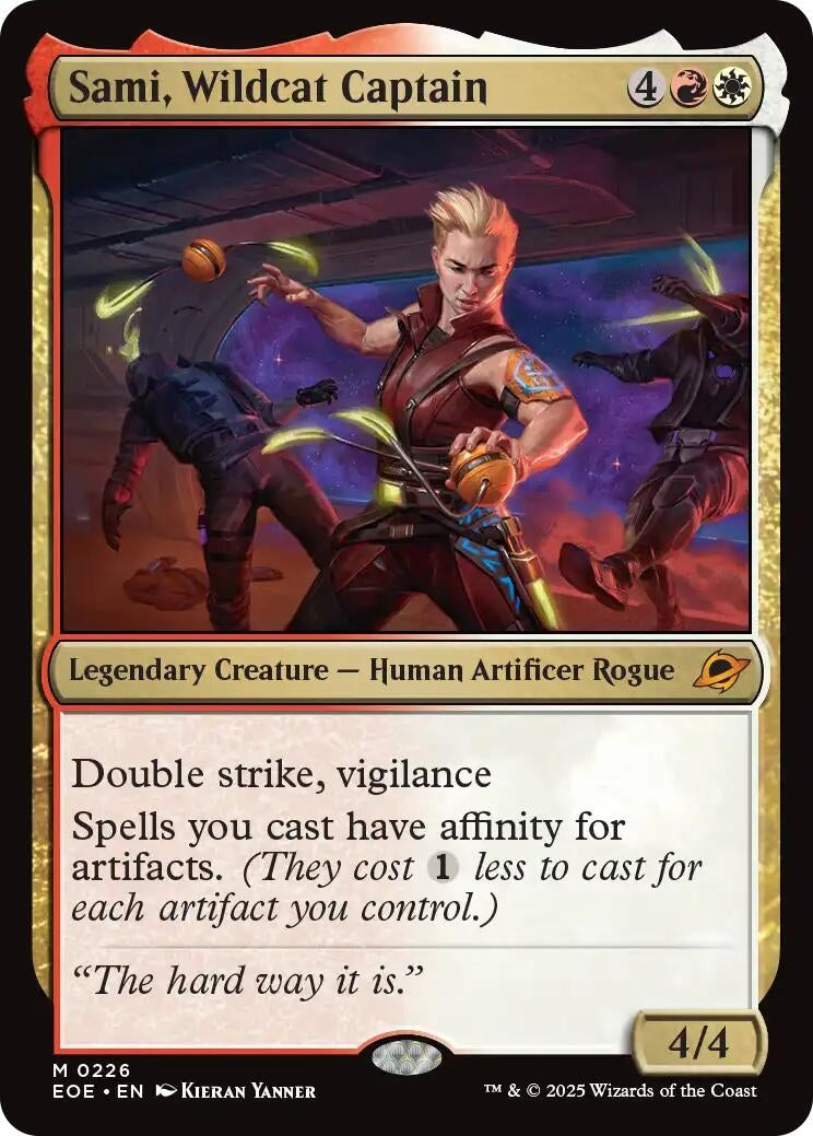 Image for Sami, Wildcat Captain (226) [Edge of Eternities] - Magic: The Gathering