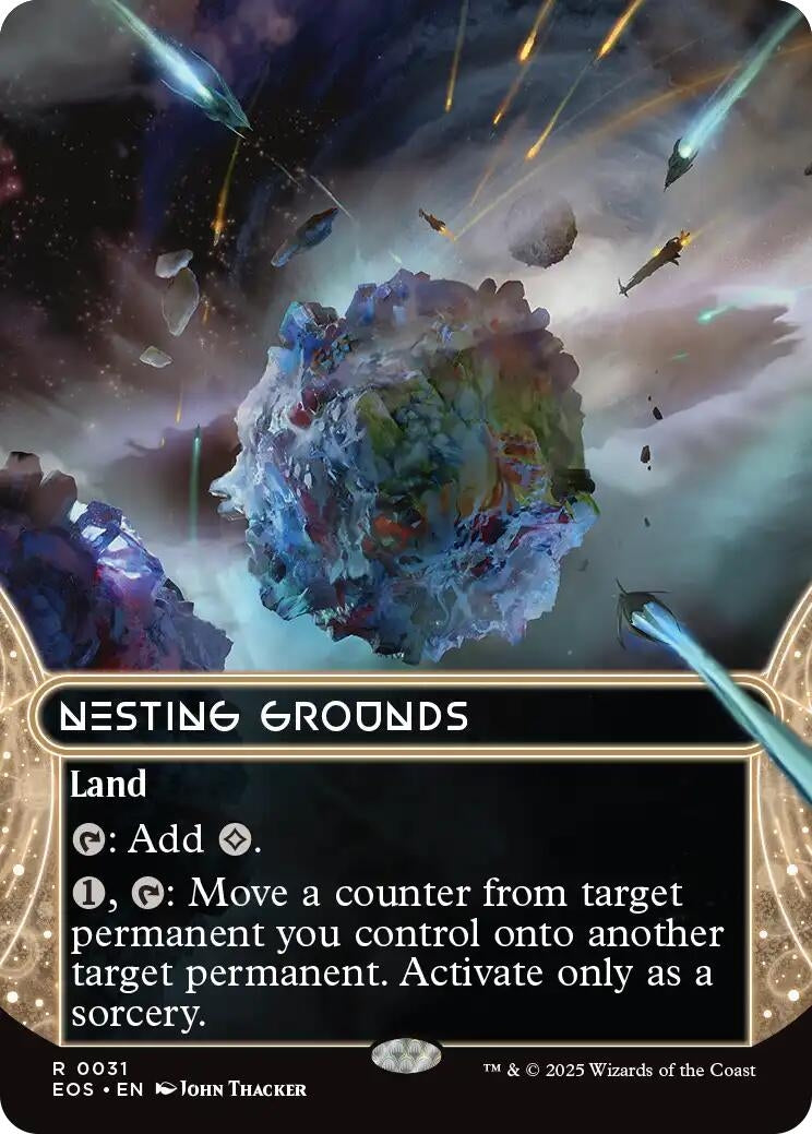 Image for Nesting Grounds (0031) (Borderless) (31) [Edge of Eternities: Stellar Sights] - Magic: The Gathering