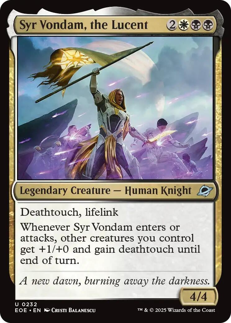 Image for Syr Vondam, the Lucent (232) [Edge of Eternities] - Magic: The Gathering