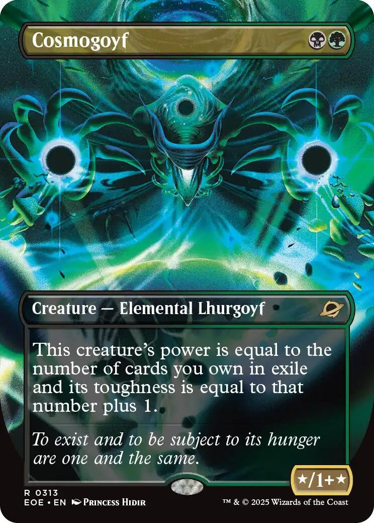Image for Cosmogoyf (Borderless) (313) [Edge of Eternities] - Magic: The Gathering