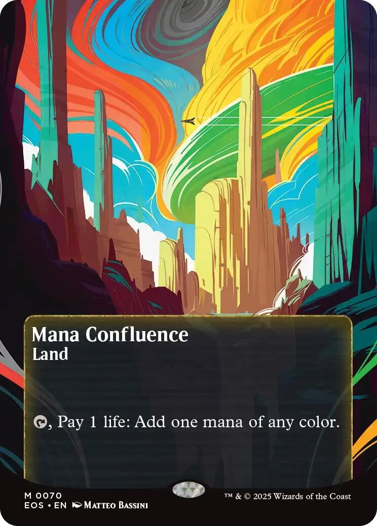 Image for Mana Confluence (0070) (Borderless) (70) [Edge of Eternities: Stellar Sights] - Magic: The Gathering