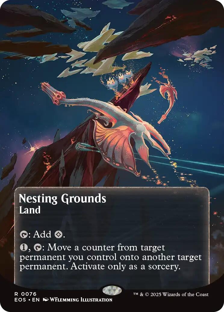 Image for Nesting Grounds (0076) (Borderless) (76) [Edge of Eternities: Stellar Sights] - Magic: The Gathering