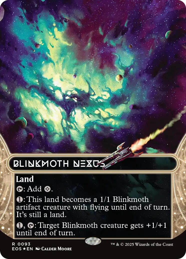 Blinkmoth Nexus (0093) (Borderless) (Galaxy Foil) (93) [Edge of Eternities: Stellar Sights]