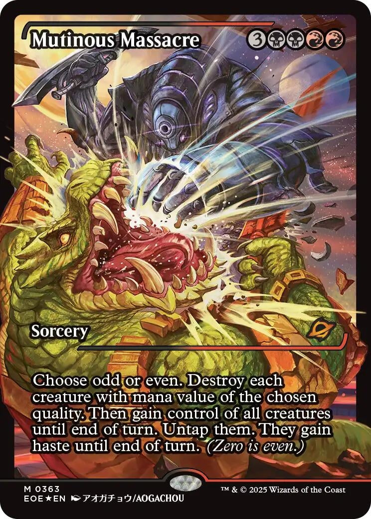 Image for Mutinous Massacre (Showcase) (363) [Edge of Eternities] - Magic: The Gathering