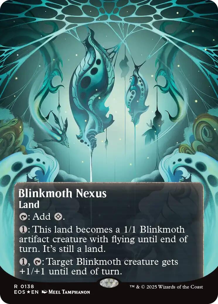 Image for Blinkmoth Nexus (0138) (Borderless) (Galaxy Foil) (138) [Edge of Eternities: Stellar Sights] - Magic: The Gathering