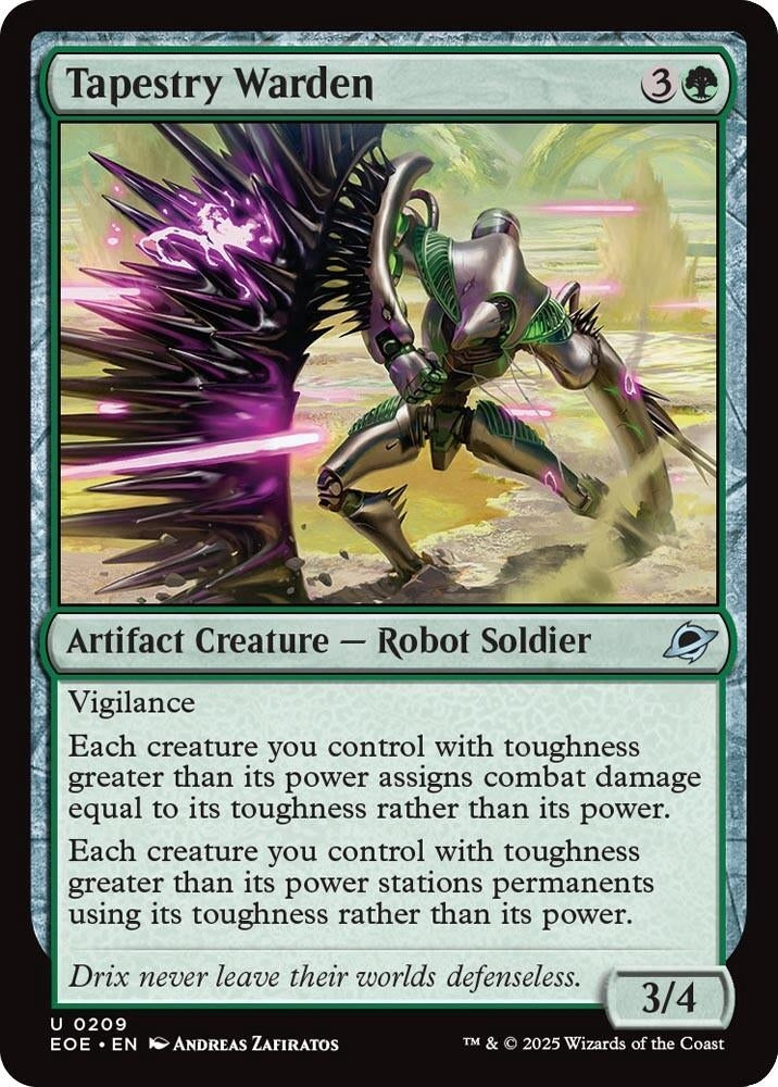 Image for Tapestry Warden (209) [Edge of Eternities] - Magic: The Gathering