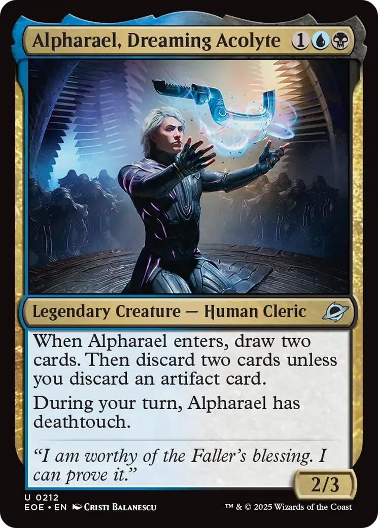 Image for Alpharael, Dreaming Acolyte (212) [Edge of Eternities] - Magic: The Gathering