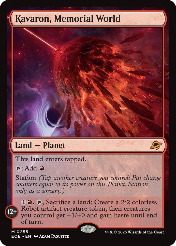 Image for Kavaron, Memorial World (255) [Edge of Eternities] - Magic: The Gathering