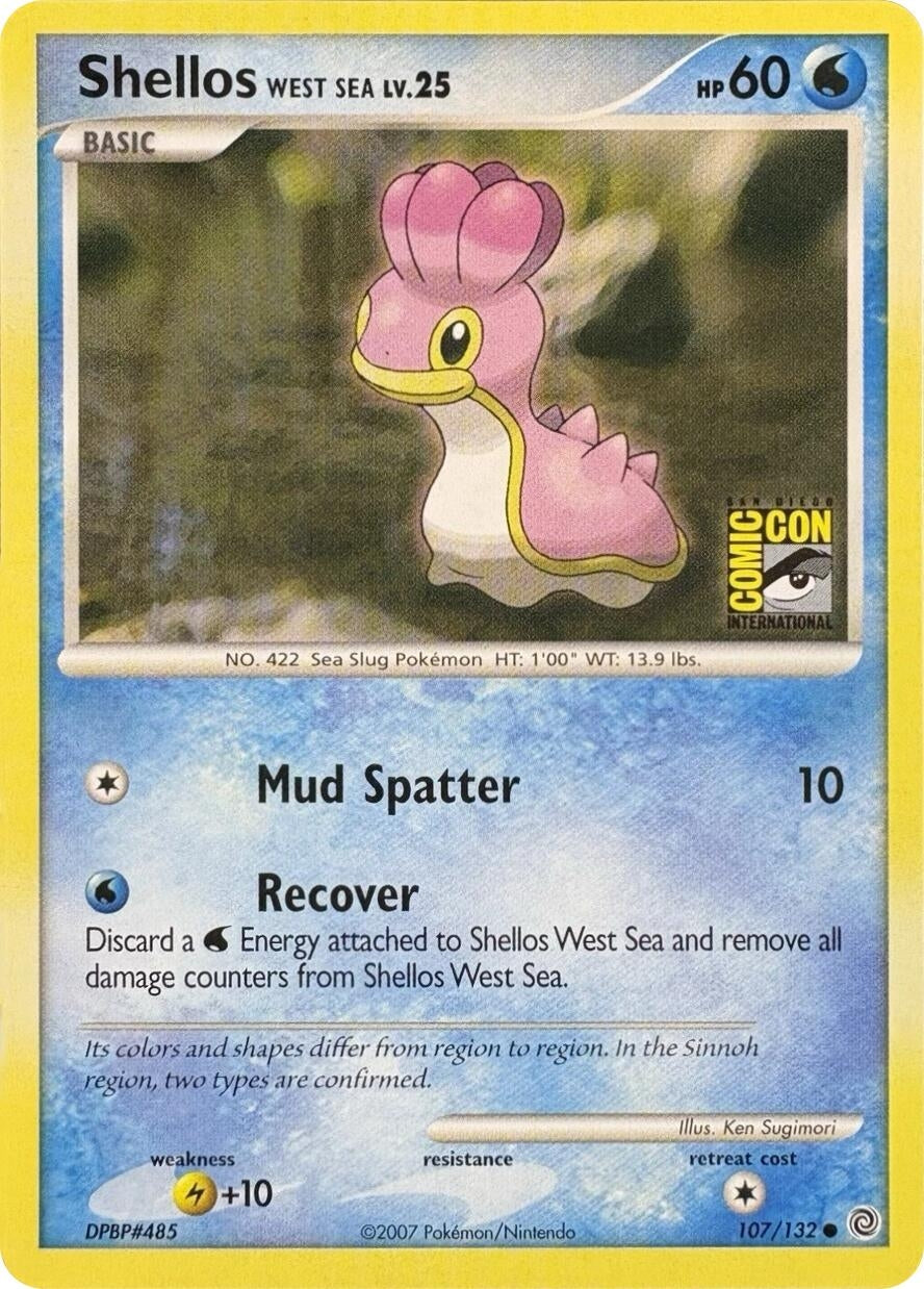 Image for Shellos West Sea (SDCC 2007) (107/132) [Miscellaneous Cards & Products] - Pokemon