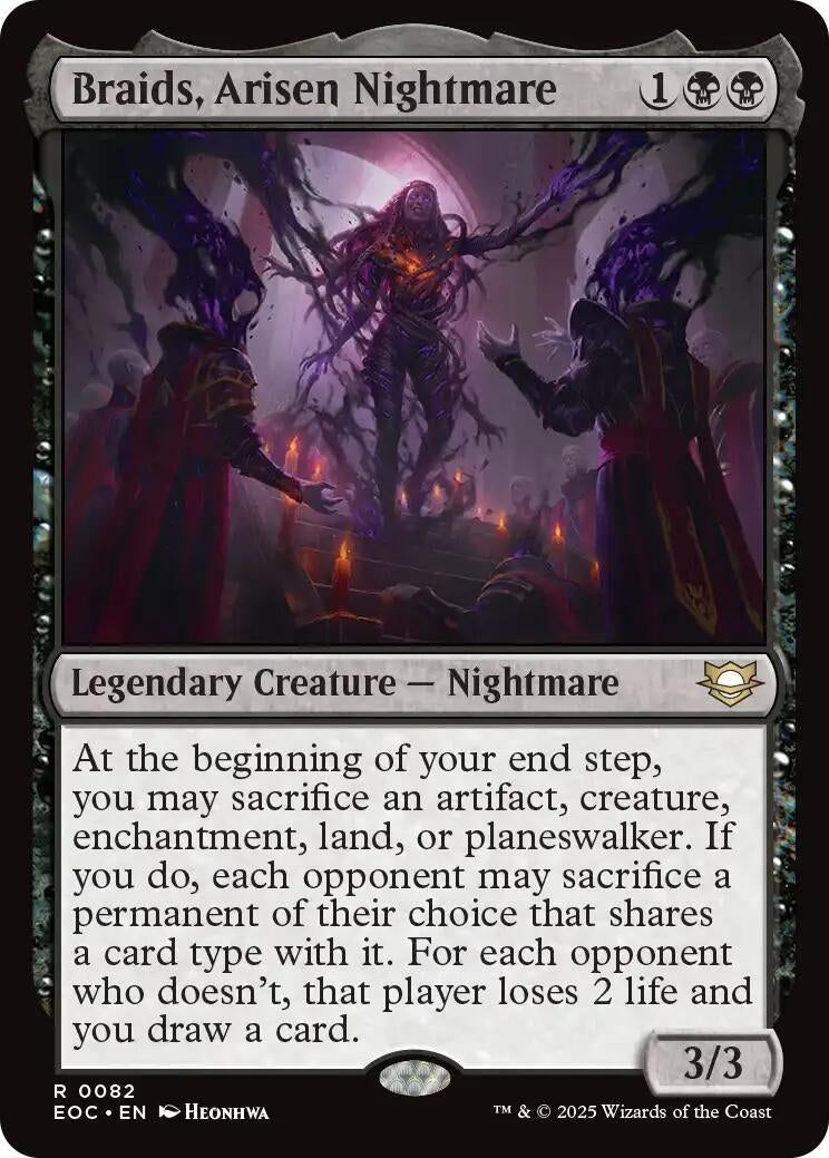 Image for Braids, Arisen Nightmare (82) [Commander: Edge of Eternities] - Magic: The Gathering