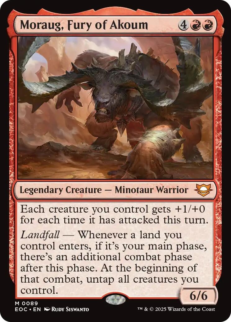 Image for Moraug, Fury of Akoum (89) [Edge of Eternities] - Magic: The Gathering