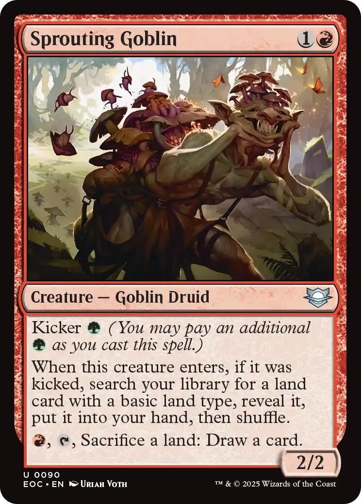 Image for Sprouting Goblin (90) [Edge of Eternities] - Magic: The Gathering
